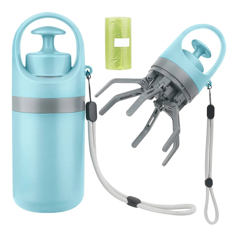 Portable Dog Pooper Scooper with Garbage Bag