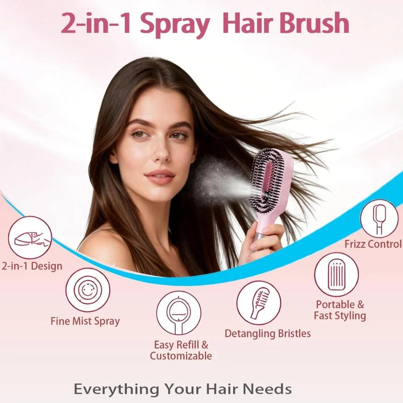 2in1 Sprayer Detangling Comb