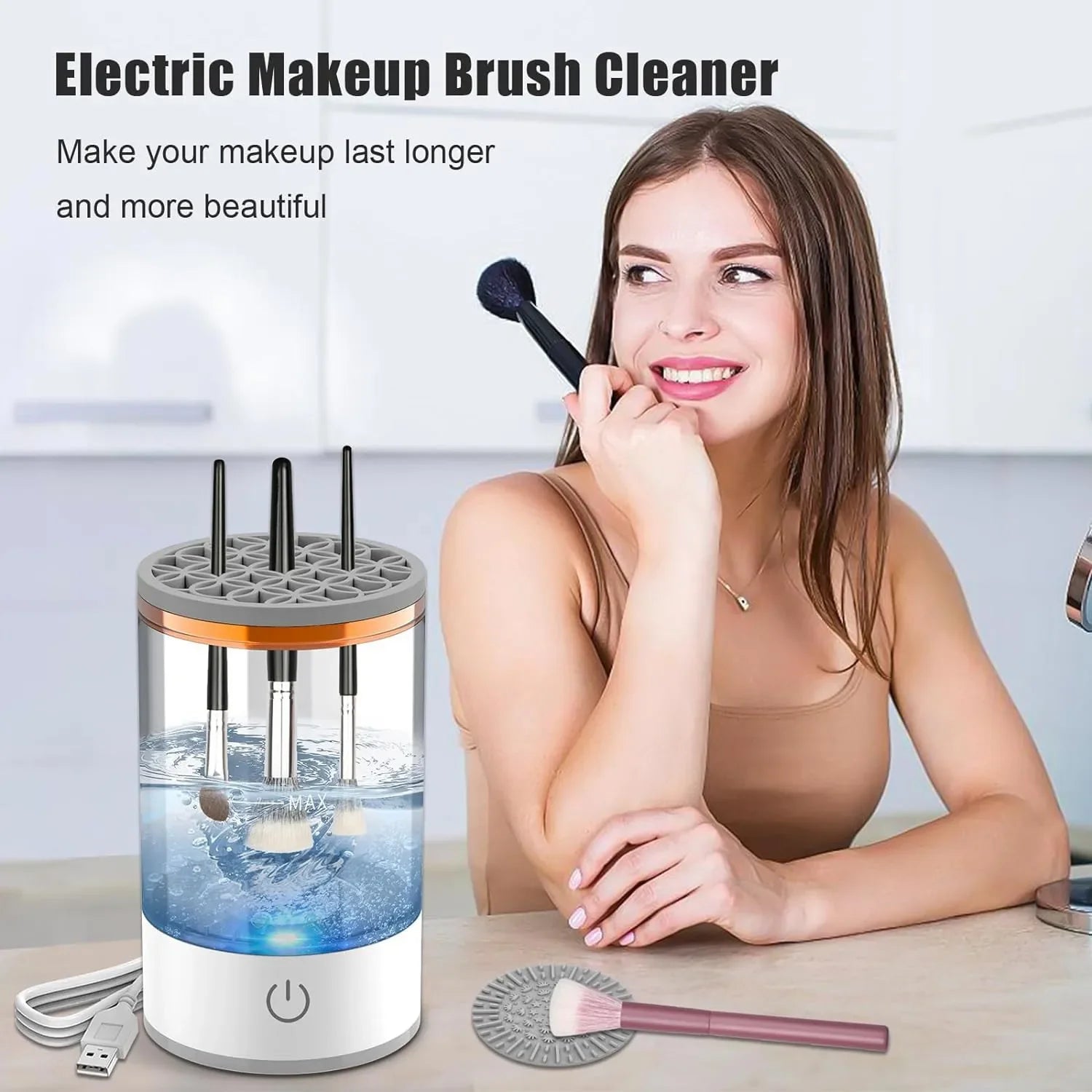 Electric Makeup Brush Cleaner