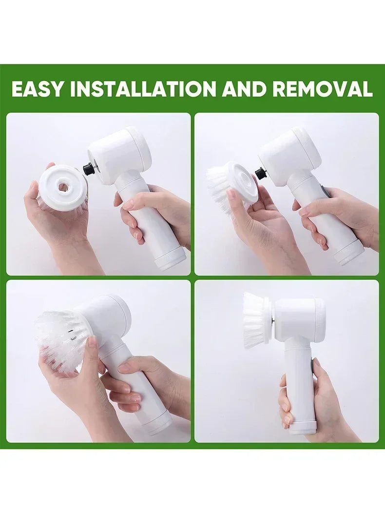 Electric Spin Scrubber 5 in 1